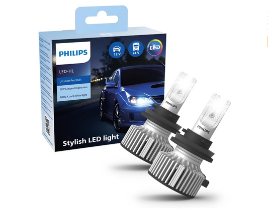 Ampoules Philips LED 12V/24V 6000K 2Pcs